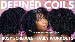 Defined Curls! ACTIVE Weekly Wash Day - Medium Natural Hair