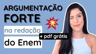 Como escrever uma redação mais argumentativa e menos expositiva