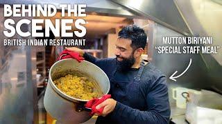 Mutton Biriyani / Pilou Special for staff curry | Behind the scenes "British Indian Restaurant"
