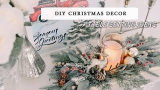 7 Easy DIY Decorating Ideas You Need To Try | How To Decorate Christmas Table