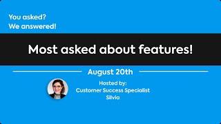 Most asked about magicplan FEATURES (August 20th)