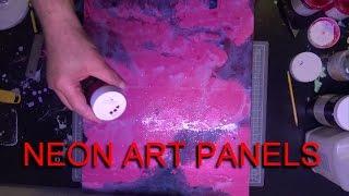 NEON ART PANEL - RED - by O'Delle Abney