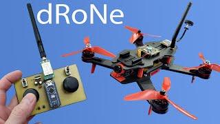 Drone Making with Handmade Remote Control. DIY FPV Drone. #fpvdrone #dronevideo