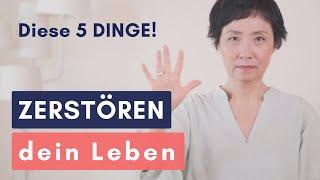 5 Dinge, mit denen du aufhören solltest! Befreie dich endlich davon.