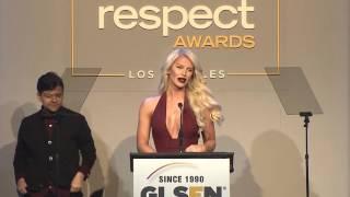 Gigi Gorgeous and Robert Kyncl Accept the GLSEN Chairman Award; 2015 GLSEN Respect Awards – LA