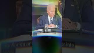 Joe Biden on The Connection Between Hurricanes and Vaccines! Someone Save us! #Shorts 