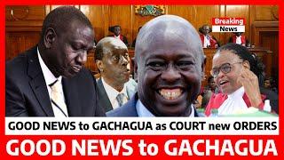 Ruto KWISHA‼️GOOD NEWS to GACHAGUA in COURT Opens WAY to STATE HOUSE Ruto in PANIC now