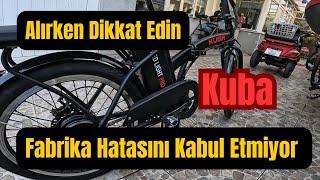 Elektrikli Bisiklet Garantiye Girmiyor Kullanıcı Hatası Dedi #Kuba