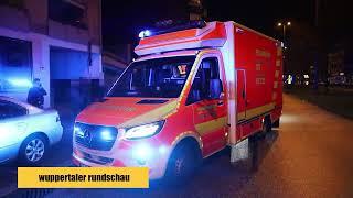 Silvester-Einsätze: Mit Polizei und Feuerwehr unterwegs in Wuppertal