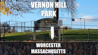 Vernon Hill Park Worcester Massachusetts - Playground Pool Basketball Court Baseball Fields and More