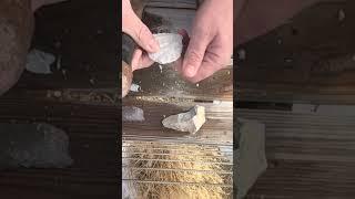 #traditionalarchery #arrowhead #nativeamericanculture #paleoarchery #knapper
