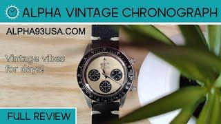 Alpha Chronograph   Full Review