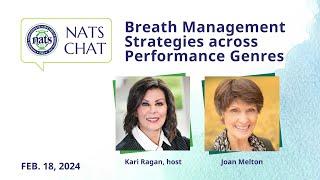 Breath Management Strategies across Performance Genres – NATS Chat February 2024