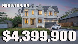 TOURING A BRAND NEW CUSTOM BUILT NOBLETON MANSION!!! $4,399,900 Million Dollars