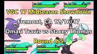 VGC 2017 BadIntent vs Stacey Thomas Round 4 Fremont MSS 12/16/17