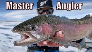 Ice Fishing for MASTER ANGLER Trout using ICE FIRE System