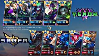 V.E.N.O.M SQUAD VS S.A.B.E.R SQUAD ( who will win? )