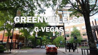 Greenville, South Carolina - Driving Tour 4K