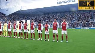 4K | PES 2025 Ultra Realism Graphics & Sound Mod | Newcastle United vs Arsenal |24/25 Premier League