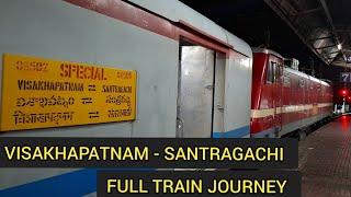 VISAKHAPATNAM TO SANTRAGACHI FULL TRAIN JOURNEY ON BOARD VSKP-SRC SPL EXPRESS TRAIN