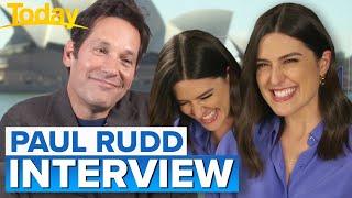 Paul Rudd cracks up host Sarah | Today Show Australia