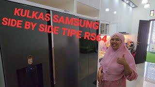 KULKAS SAMSUNG SIDE BY SIDE TIPE RS64R5141B4 #kulkassamsungrs64 #kulkassidebyside #kulkas2pintu