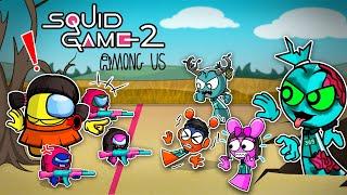 Red Light Green Light | Among Us VS Sprunki Lore Monster Squid Game Among Us Animation