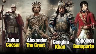 Bafashe isi ark bapfa nabi Alexander the great,Ghengis khan,Caesar, Napoleon bonaparte