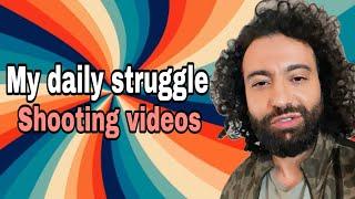 My daily routine struggle to shoot my YouTube videos And before videos bloopers!