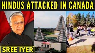 Unprovoked assault on Hindus at Gore Mandir, Brampton, Canada by Usual Suspects • Will Police act?