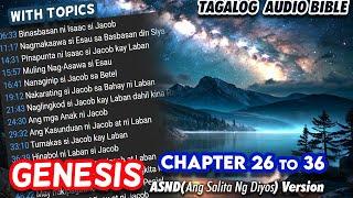 GENESISChapter 26 to 36 Tagalog Bible