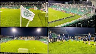 ️ Training at Tallaght Stadium in Dublin, ahead of the Conference League game with Shamrock Rovers