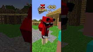 KNOXY HAS ONLY ONE HEART TO LIVE IN MINECRAFT! ️ #shorts