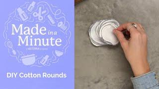 DIY Reusable Cotton Rounds