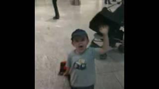 Mikka's arrival at the airport