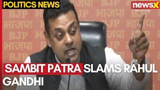 BJP MP Sambit Patra Slams Rahul Gandhi Over 'A' in INDIA Alliance | NewsX