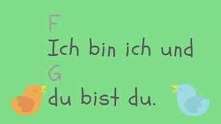 WIR! Ich bin ich und du bist du. Wenn ich rede, hörst du zu. (Text: Irmela Brender)