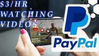 Make $3/hr on PayPal Watching Videos Online [Instagc Review]