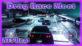 NFS HEAT - ProStreetCarClubHD Feat. LazySpade & Garrett1600 /Drag Meet Collab / Fastest Drag cars