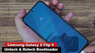 Samsung Galaxy Z Flip 5 Download Mode, Unlock & Relock Bootloader