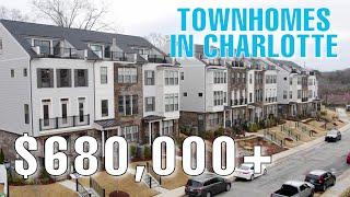 INSIDE $680,000+ Luxury Townhomes in CHARLOTTE, NC | Real Estate Video Marketing | Roosterfish Media