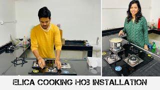 Elica Cooking Hob Installation || New Cooking Setup || Cooking Hob || Nandita’s Kitchen