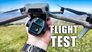 DJI Air 3S Flight Test Review In-Depth - Bonus Forest Trail Torture & Crash Testing