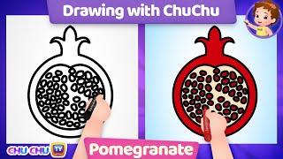 How to Draw a Pomegranate   More Drawings with ChuChu   ChuChu TV Drawing Lessons for Kids