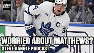 Matthews Is in Germany To Treat His Injury & Maple Leafs Are Icing Thin Lineup Against Vegas