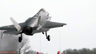 [4K] Netherlands AF F-35A Low Approaches at Leeuwarden AB (EHLW)