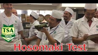 Hosomaki Slim Roll Test @tokyosushiacademyenglishcourse