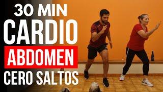 Reduce abdomen y cintura  ejercicios para bajar de peso en casa sin saltos y de pie