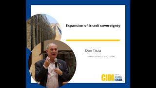 Dan Tirza about the Expansion of Israeli Sovereignty