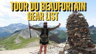 LISTE DE MATERIEL / BEAUFORTAIN / 5.9 KG / FULL CONFORT / RANDONNÉE ET BIVOUAC